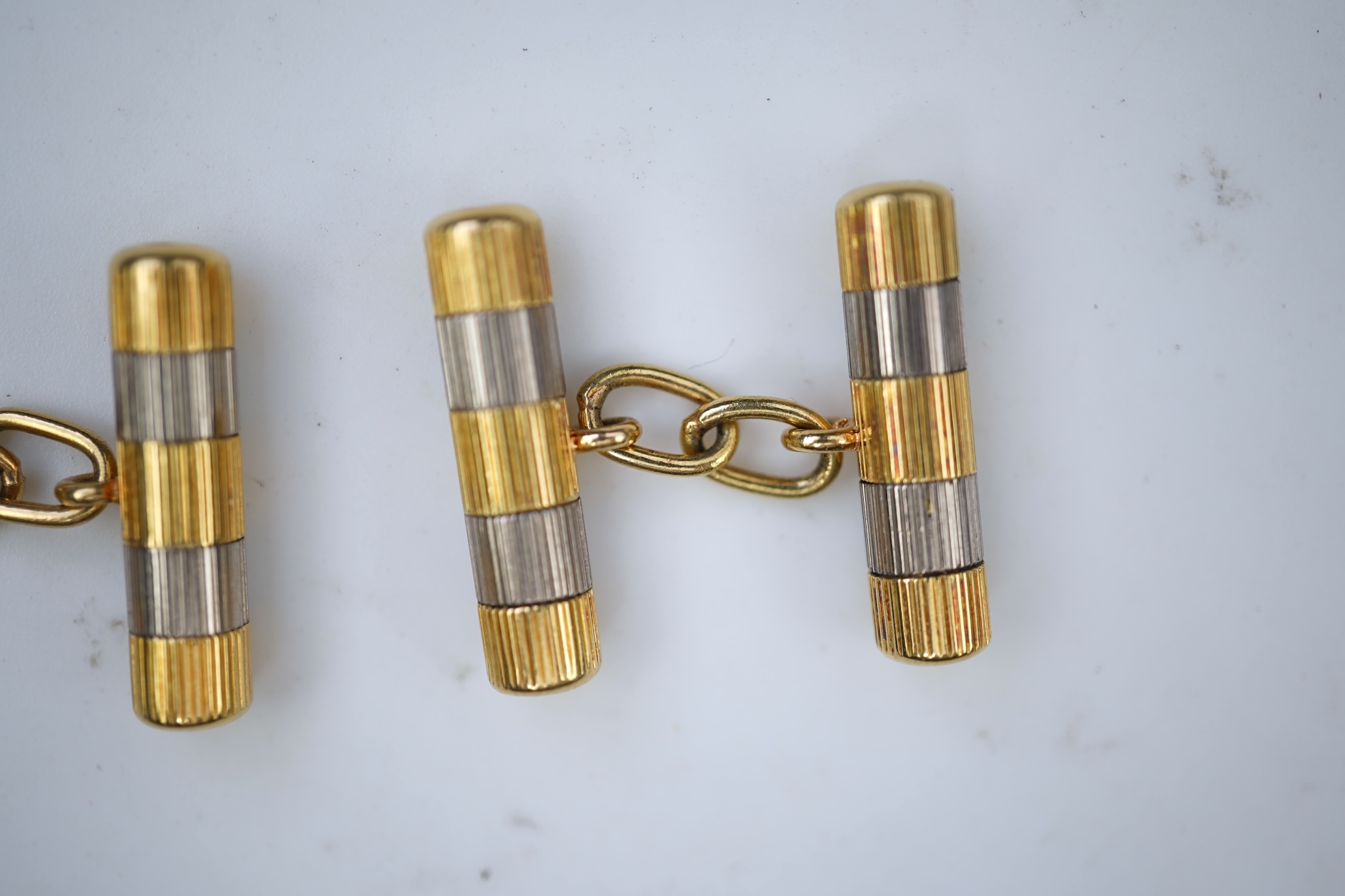 Tiffany & Co., a pair of gold cufflinks
